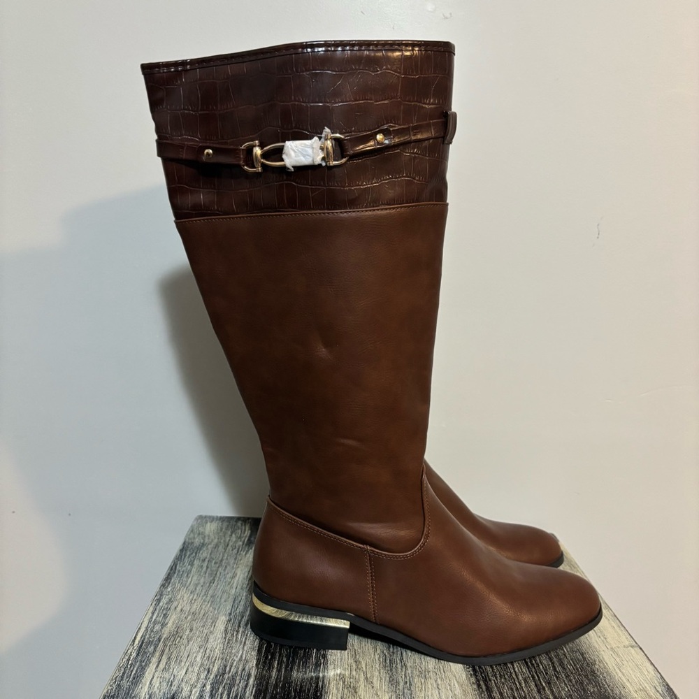NWOT Comfort Est. 1946 Brown Knee-High Boots | Womens Size 10